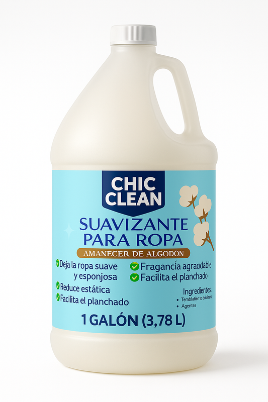 Suavizante para Ropa Aroma Suavidad de Algodon – Chic Clean